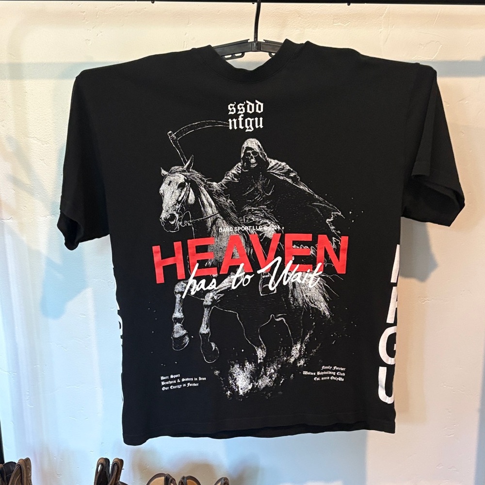 Darc Sport “Heaven Has to wait” reaper tee